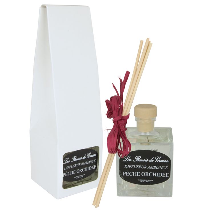 DIFFUSEUR D AMBIANCE MAISON -  PECHE ORCHIDEE  100 ml